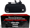 Master Tailgaters Black Metal Tailgate Handle with Backup Camera Replacement for Toyota Tundra (2000-2006) | IP68 Waterproof | Parking Grid Lines Available | Easy to Install