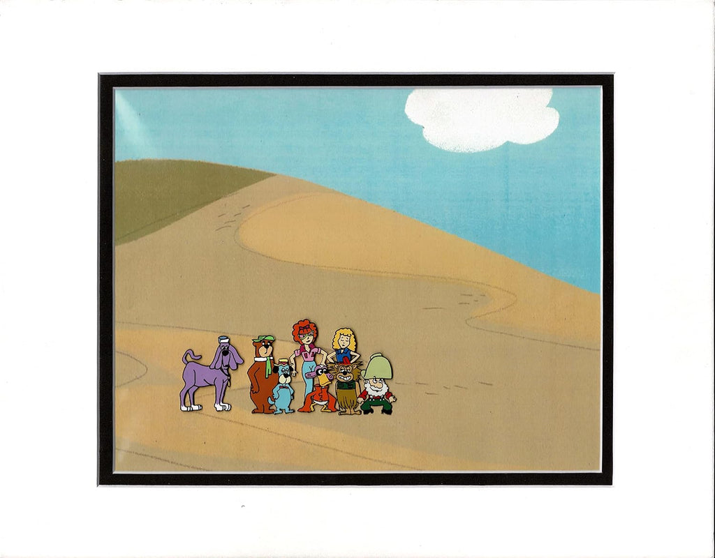 Yogi's Galaxy Goof-ups Production Animation Cel and Drawing from Hanna Barbera 1978 4