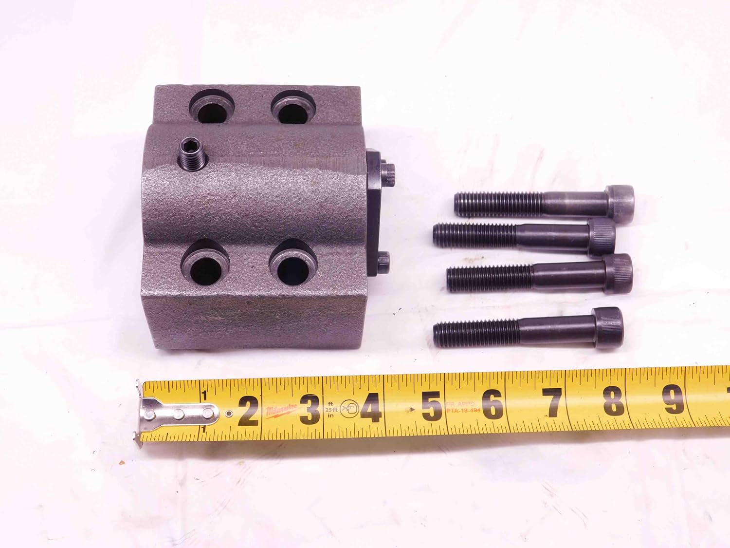 1 1/2 ID Boring BAR Lathe Turret Tool Holder Block 35mm X 75mm Bolt Hole Pattern - DM0791BY4