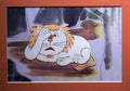 Hand-Painted Animation Production Cel from the Electric Company cartoon 'The Lion and the Mouse'.