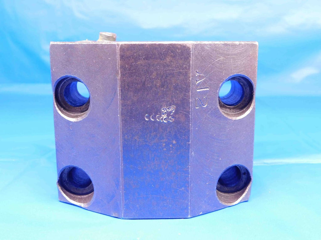 M & J Tooling LLC 1/2 I.D. Boring BAR Lathe Turret Tool Holder Block 45mm X 80mm Bolt Pattern - BR5342BA4