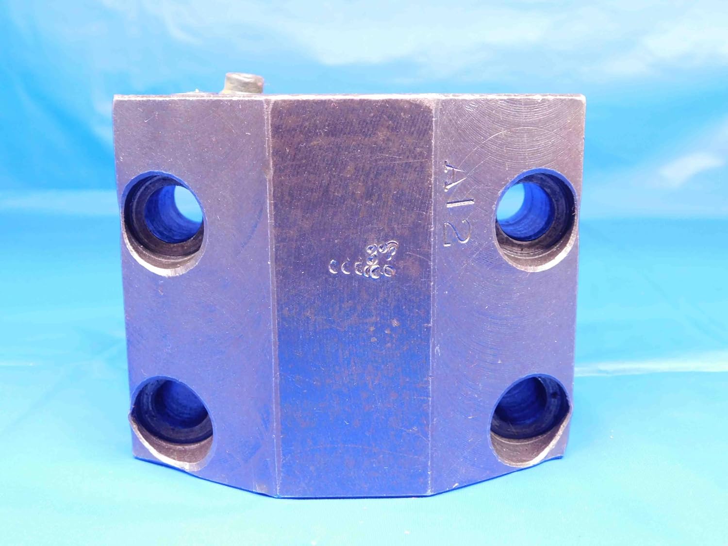 M & J Tooling LLC 1/2 I.D. Boring BAR Lathe Turret Tool Holder Block 45mm X 80mm Bolt Pattern - BR5342BA4