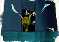 Real Ghostbusters DIC Production Animation Cel and OBG Original Background 1986-1991 Master Setup h