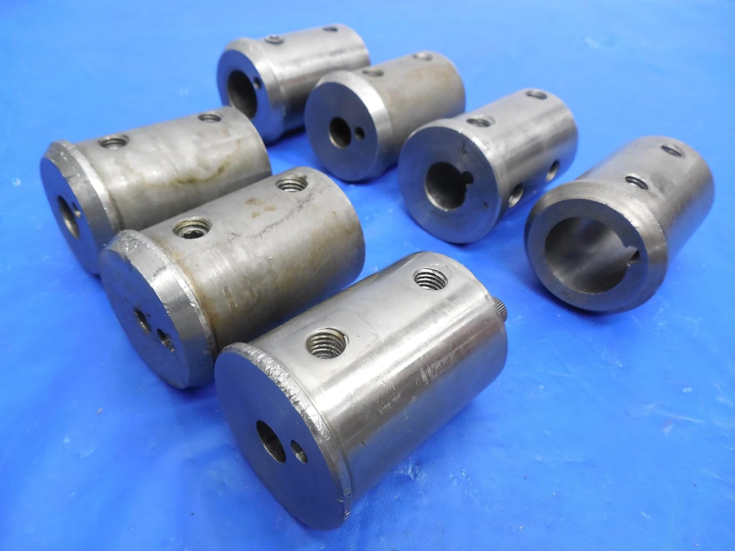 7 PC Set of 1 1/2' O.D. X Set of I.D. CNC Lathe Boring BAR BUSHINGS M8 X 1.25 - JH1394MENPCA