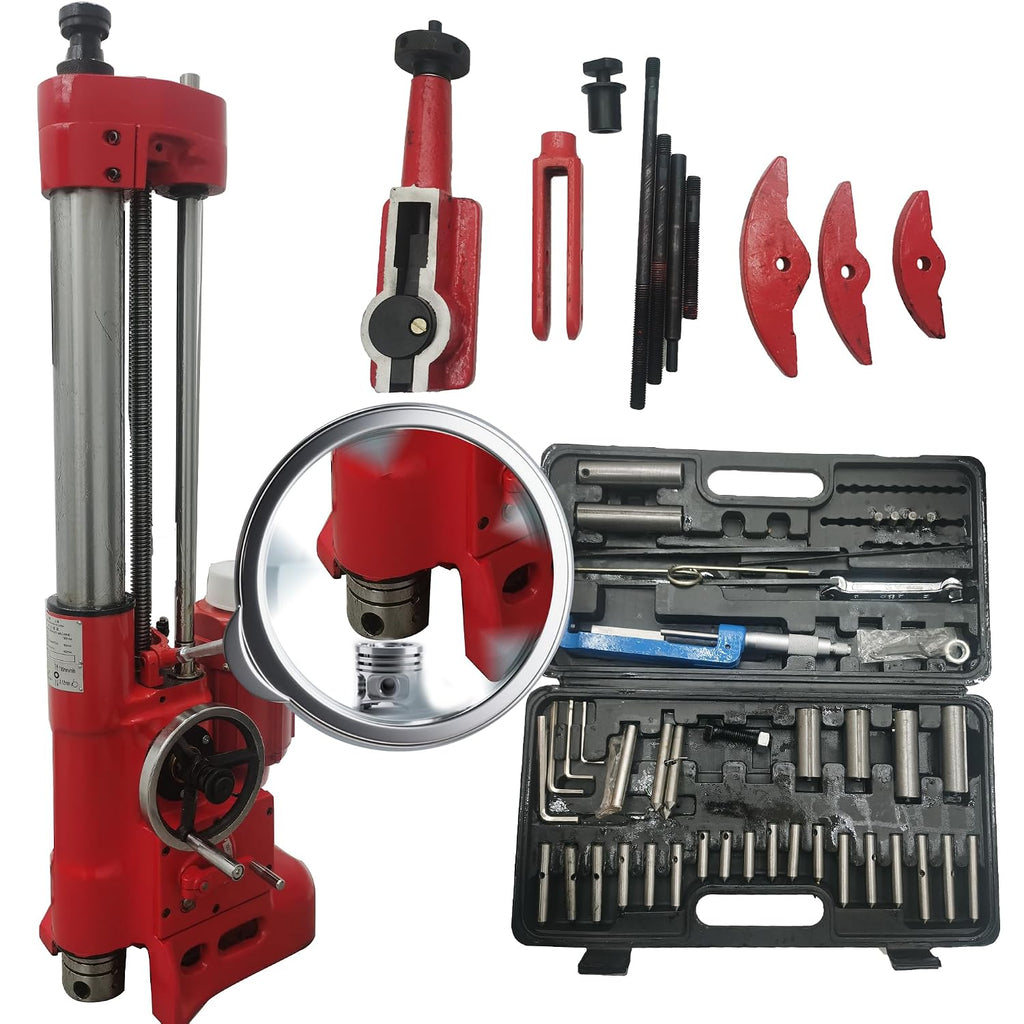 T8016A Cylinder Boring Machine for Automotive & Motorcycle Engines 220V Single-Phase High Precision Engine Cylinder Repair Machine with 80-165mm Boring Range with Heavy Duty Cutting Capacity