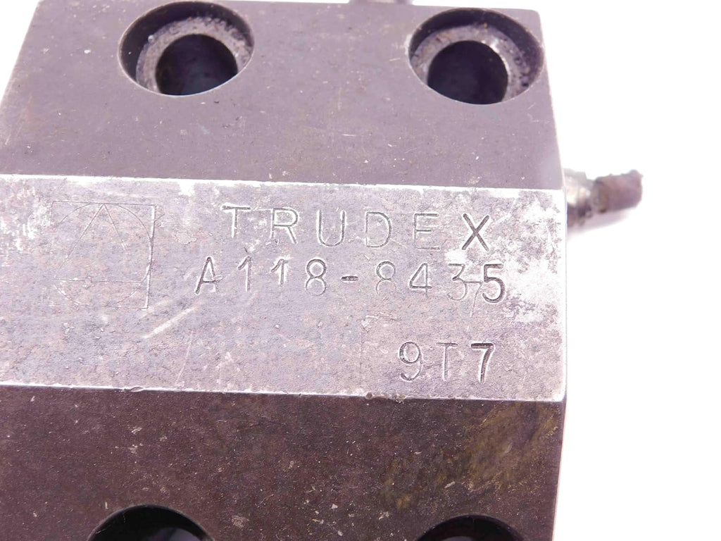 TRUDEX 1 1/2 ID Boring BAR Turret Tool Holder Block 45mm X 80mm Bolt Pattern - DM0802BY4
