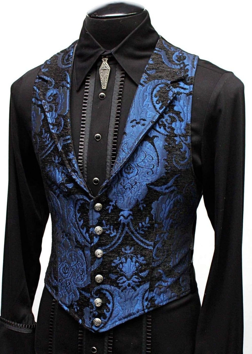 Aristocrat VEST - BLUE/BLACK TAPESTRY