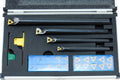 Shars 4Pc 1/2 5/8 3/4 Coolant TBBN/S Indexable Boring Bar Set + 19 TPGB Inserts 404-2106 New M]