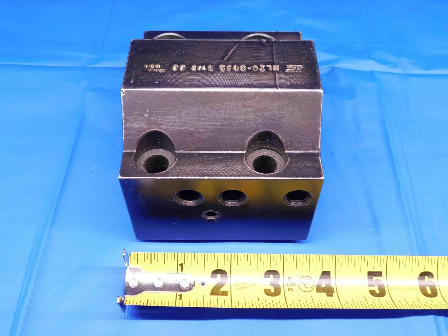 CNC 1 1/2 ID Boring BAR Lathe Turret Tool Holder Block 50mm X 80mm Bolt Pattern - BR5350BA4