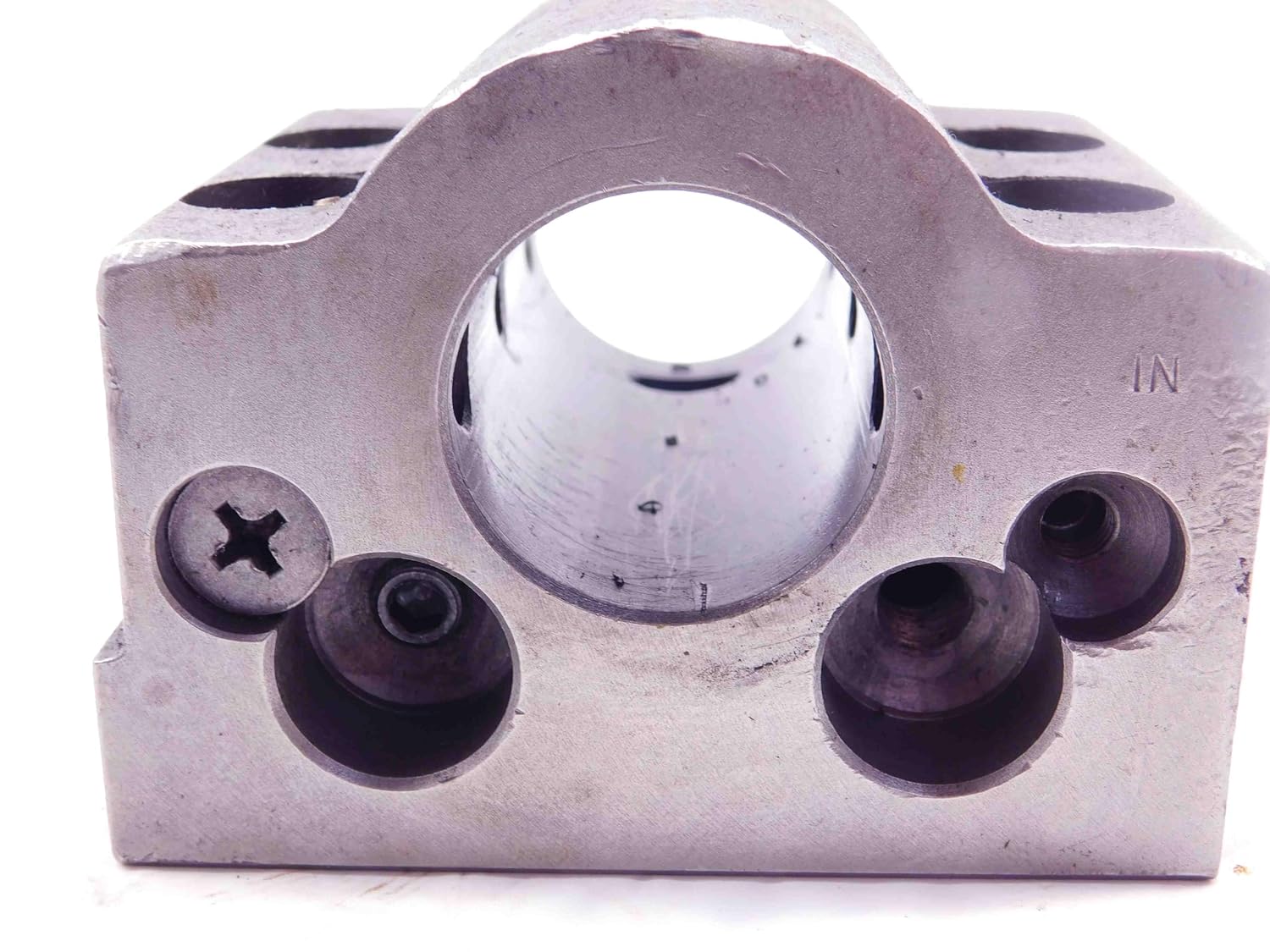 1 1/2 ID Boring BAR Lathe Turret Tool Holder Block 35mm X 75mm Bolt Hole Pattern - DM0795BY4