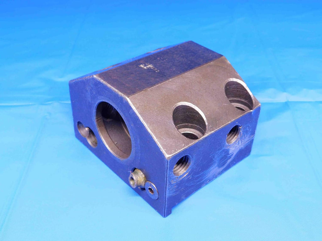 M & J Tooling LLC 1/2 I.D. Boring BAR Lathe Turret Tool Holder Block 45mm X 80mm Bolt Pattern - BR5342BA4