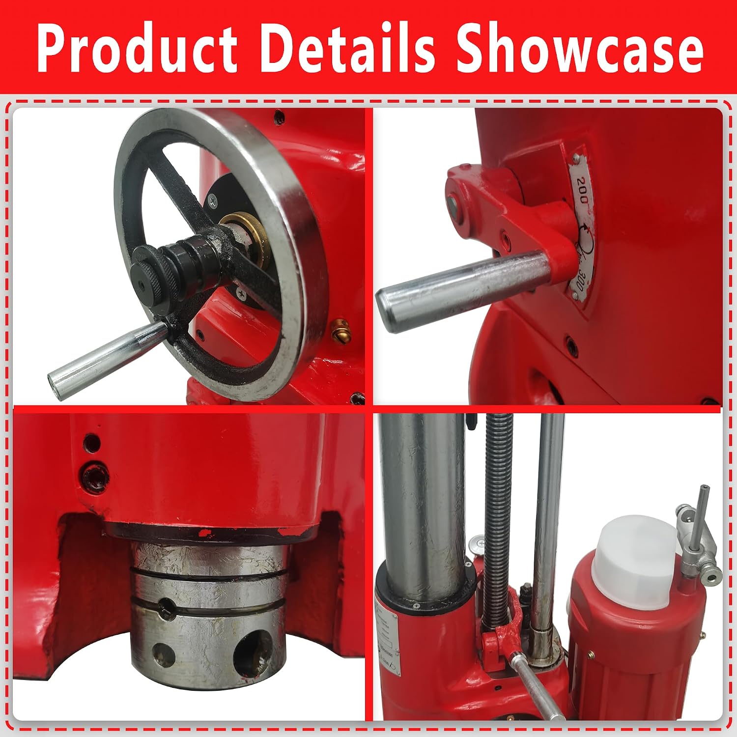 T8016A Cylinder Boring Machine for Automotive & Motorcycle Engines 220V Single-Phase High Precision Engine Cylinder Repair Machine with 80-165mm Boring Range with Heavy Duty Cutting Capacity