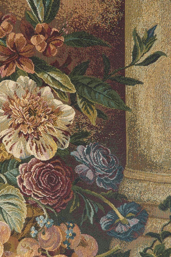 Charlotte Home Furnishings Italian Tapestry Wall Hanging 29x 26 in Fruit and Flowers Wall Art Floral Tapestry for Bedroom Aesthetic Living Room and Home Decor European Soft Cotton Jacquard Woven