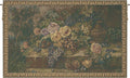 Charlotte Home Furnishings 4554-6441 Bouquet With Grapes Green Tapestry Cushion Wall Hanging - Green44; H 24 x W 42