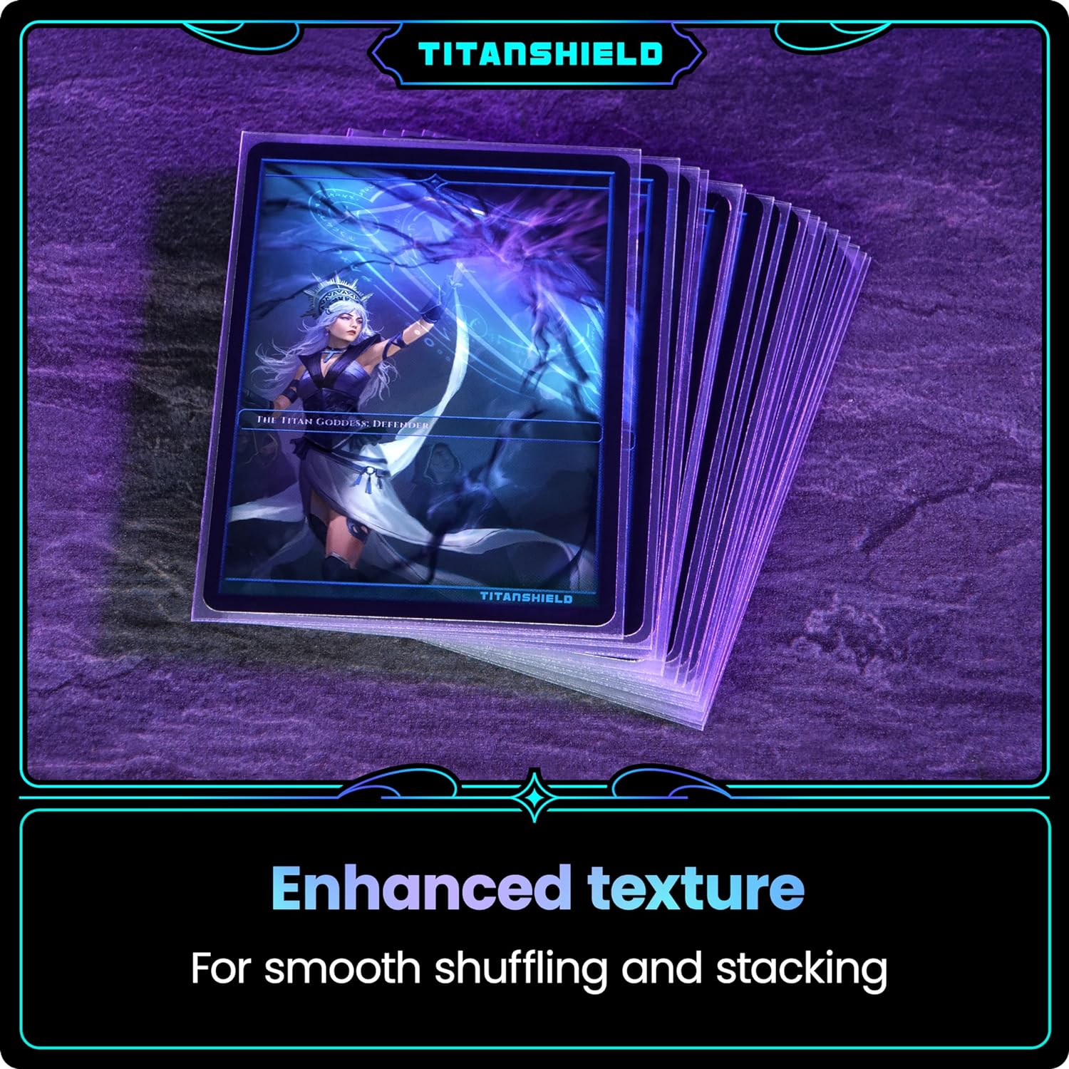 TitanShield Premium Card Sleeves | Compatible with Pokemon, One Piece, Lorcana, Flesh & Blood, & Magic The Gathering MTG | (150 Sleeves - Standard) (30, Clear, Standard | 66x91mm)