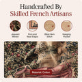 Charlotte Home Furnishings Inc French Boho Tapestry Wall Hanging 25 x 32 in, The Minstrel Aesthetic Woven Wall Art decor for Living Room Home Decor, European Cotton Jacquard Woven
