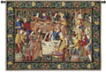 Les Vendanges Grape Harvest | Woven Tapestry Wall Art Hanging | French Belgian Style Winery Decor | 100% Cotton USA Size 75x53