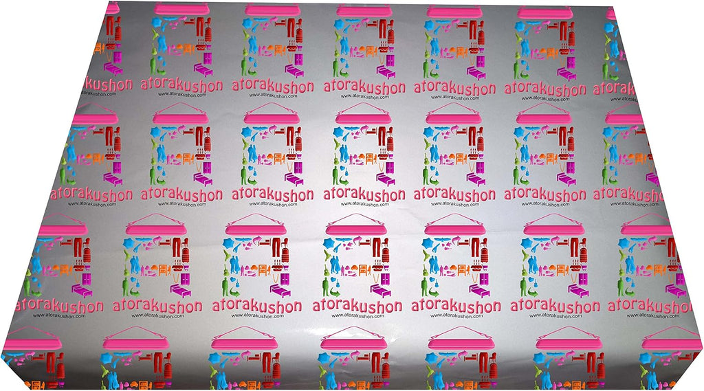 atorakushon Satin Hanging Saree Cover Wardrobe Cloth organizer for Storage Rack Garment Storage Bags Pack of 24 Pcs Pink