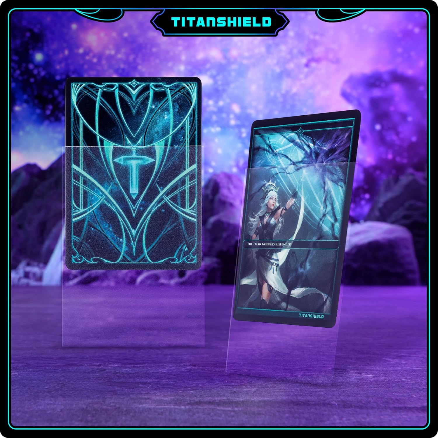 TitanShield Premium Card Sleeves | Compatible with Pokemon, One Piece, Lorcana, Flesh & Blood, & Magic The Gathering MTG | (150 Sleeves - Standard) (30, Clear, Standard | 66x91mm)