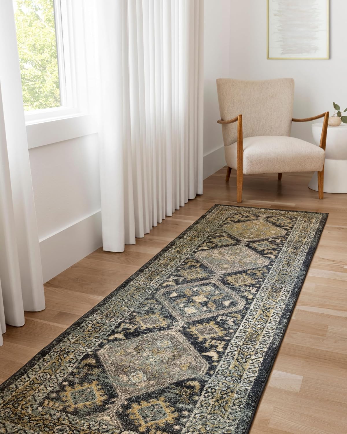 Loloi Jocelyn Collection JOC-02 Navy/Blue 7'-10' x 10' .38' Thick Area Rug