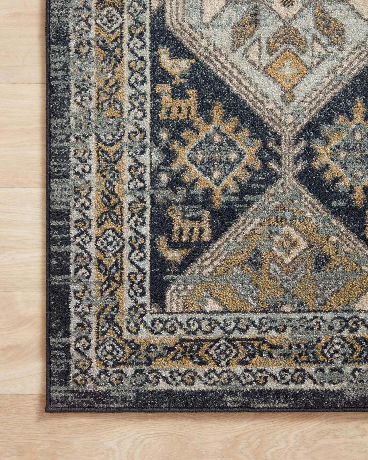 Loloi Jocelyn Collection JOC-02 Navy/Blue 7'-10' x 10' .38' Thick Area Rug